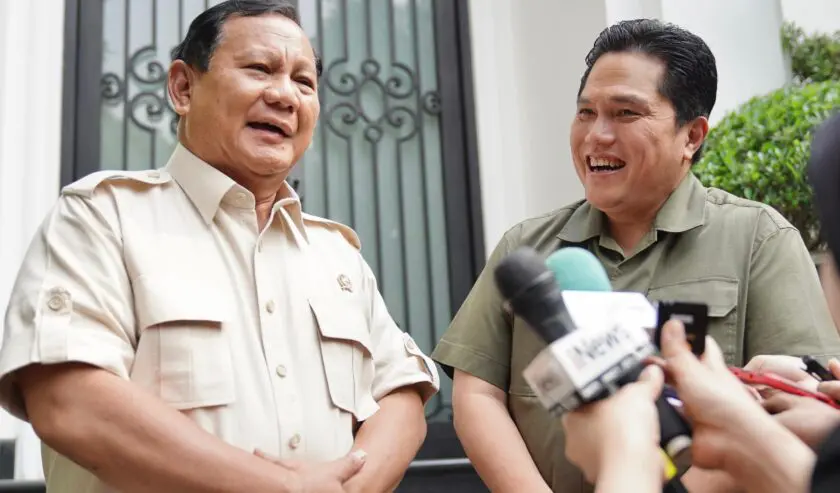 Erick Thohir Mengumumkan Dukungannya kepada Prabowo