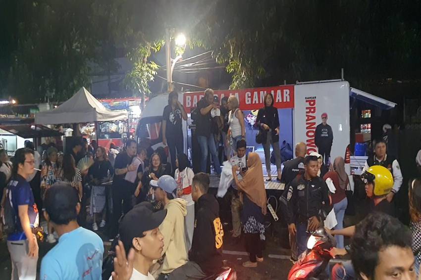 Caferavan Ganjar-Mahfud Rombak Blok M untuk Menarik Perhatian Milenial dan Gen-Z dalam Pemilu 2024