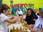 Dian Mirza, Caleg dari Partai Perindo, Menggelar Acara Senam Sehat dan Bazar Minyak Goreng di Cengkareng Timur