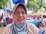 Para Ibu-ibu Berduyun-duyun ke Bazar dan Mendapatkan Cek Kesehatan Gratis dari Partai Perindo di Ciputat Timur