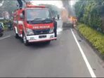 Empat Kendaraan Terseret dalam Kecelakaan di Serpong Tangsel, Satu Mobil Hangus Terbakar