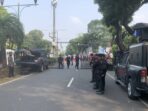 Jalan Imam Bonjol Depan Gedung KPU Ditutup Menjelang Debat Capres 2024