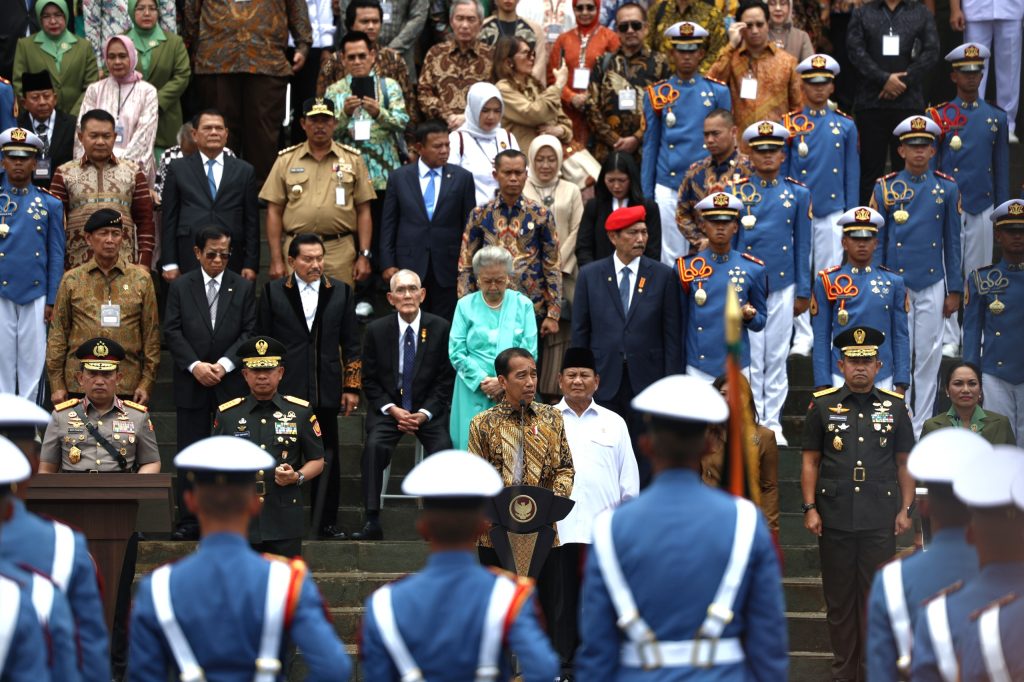 Tokoh Senior TNI dan Selebriti Bersama Jokowi dan Prabowo Hadir dalam Peresmian Graha Utama Akmil Magelang