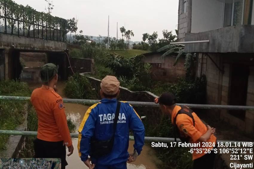 Banjir di Bogor Mengakibatkan 82 Rumah Warga Terendam