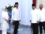 Prabowo Subianto Bersama Jokowi Sarapan di Istana Negara Pada Hari Kedua Lebaran