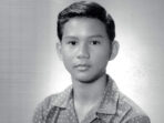 Prabowo Subianto during his younger days