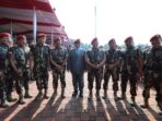 Prabowo Subianto attended the 72nd Anniversary of Kopassus and was welcomed with thunderous applause.