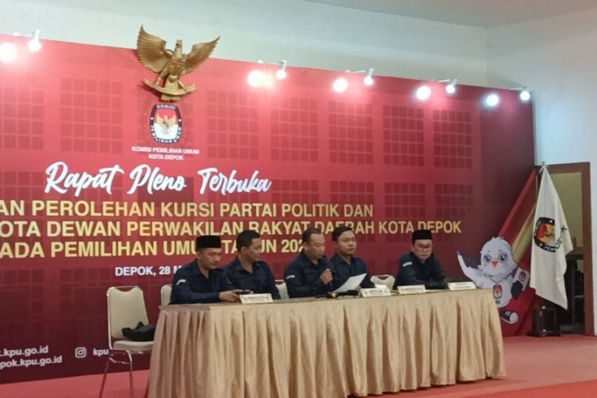 KPU Depok Menetapkan 50 Caleg Terpilih untuk DPRD Kota