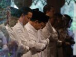 Prabowo Subianto Menyambut Hari Raya Idul Adha 1445 H di Masjid Nurul Wathan di Hambalang