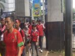 Suporter Timnas Mulai Ramai di Stadion GBK Menjelang Laga Indonesia Vs Irak