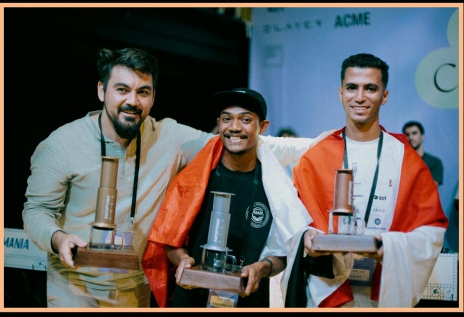 Sophan Nugraha Menjadi Runner Up di Kejuaraan Dunia AeroPress 2024