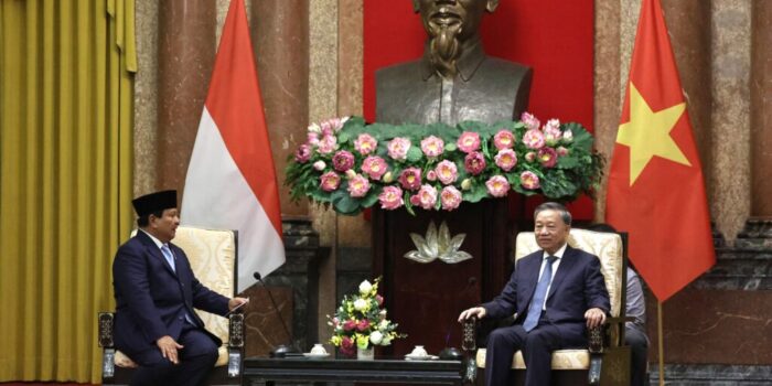 Prabowo Subianto Bertemu Presiden Vietnam di Hanoi untuk Bahas Kemitraan Strategis