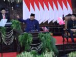 Inauguration of President and Vice President-Elect 2024-2029 Term by MPR of Indonesia at Nusantara Building, Senayan, Jakarta