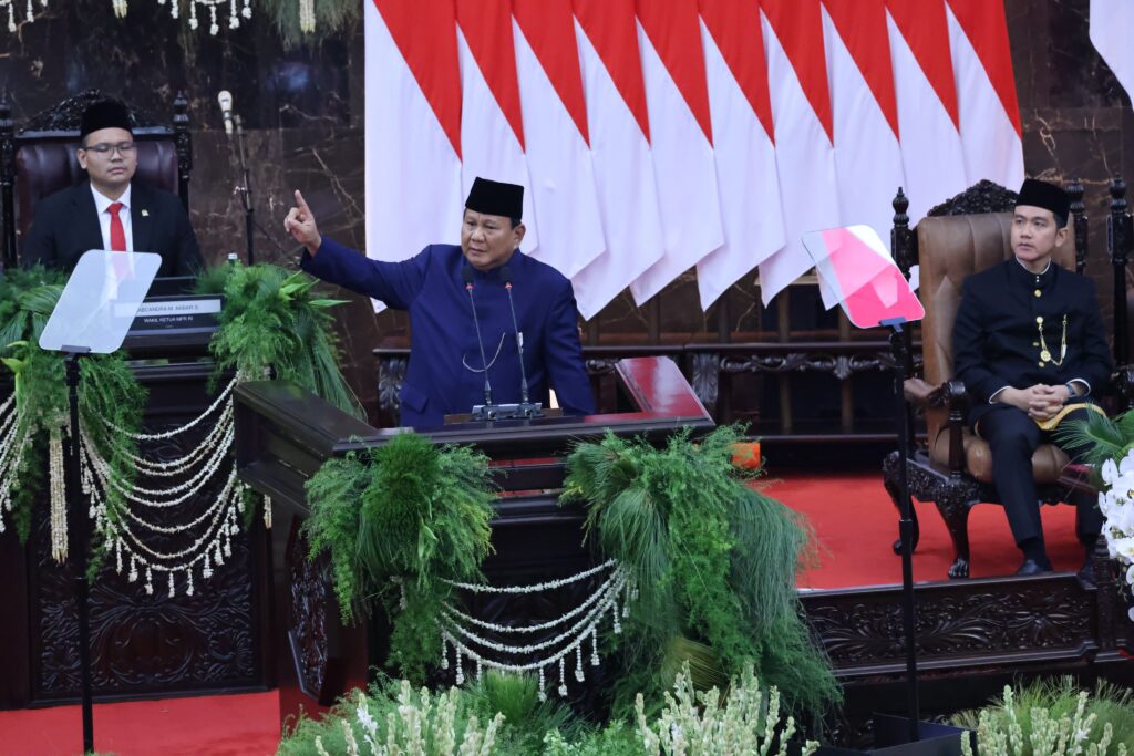 Inauguration of President and Vice President-Elect 2024-2029 Term by MPR of Indonesia at Nusantara Building, Senayan, Jakarta