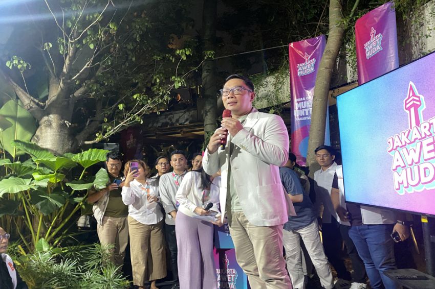 Ridwan Kamil Ungkap 2 Sisi Digital saat Bertemu Gen Z dan Milenial di Pasar Minggu