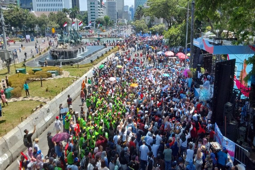 Pesta Rakyat Berakhir, Akses Jalan Sudirman-MH Thamrin Kembali Dibuka