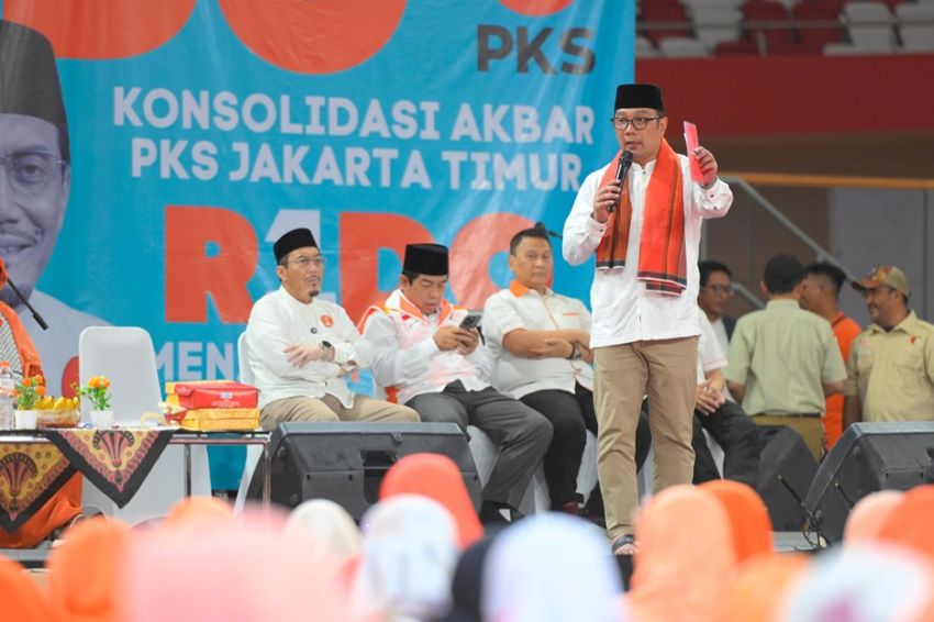 Sambutan Ridwan Kamil Bersama 1.500 Kader PKS Jakarta Timur, Suswono Menegaskan Komitmennya untuk Meraih Kemenangan RIDO